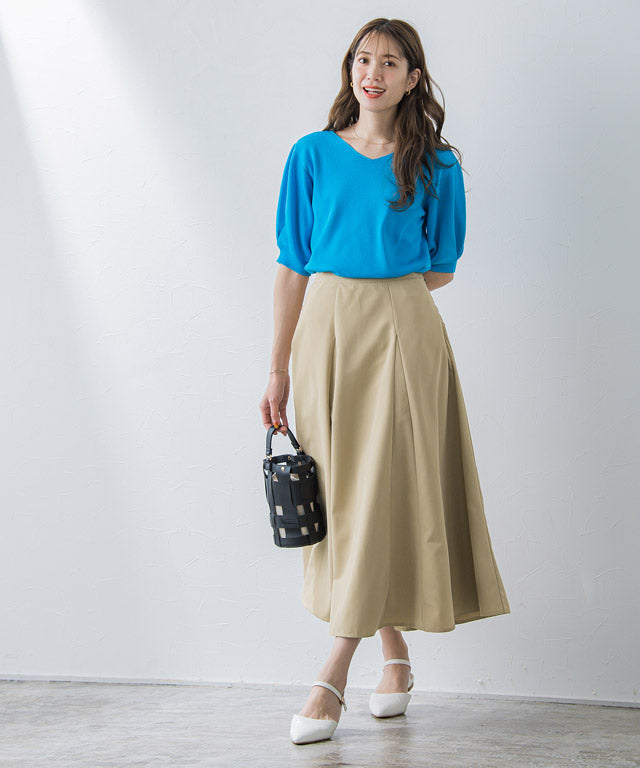 Marvelous by Pierrot Water-repellent flare skirt