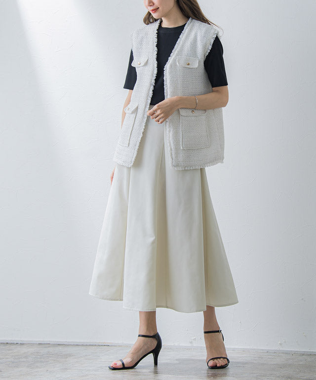 Marvelous by Pierrot Water-repellent flare skirt