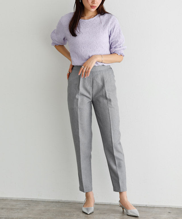 マーベラス バイ ピエロ marvelous by Pierrot 接触冷感リネンライクストレートパンツ （ライトピンク） ライトピンク