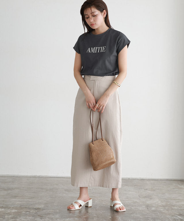 Marvelous by Pierrot [Easy care] Logo T-shirt