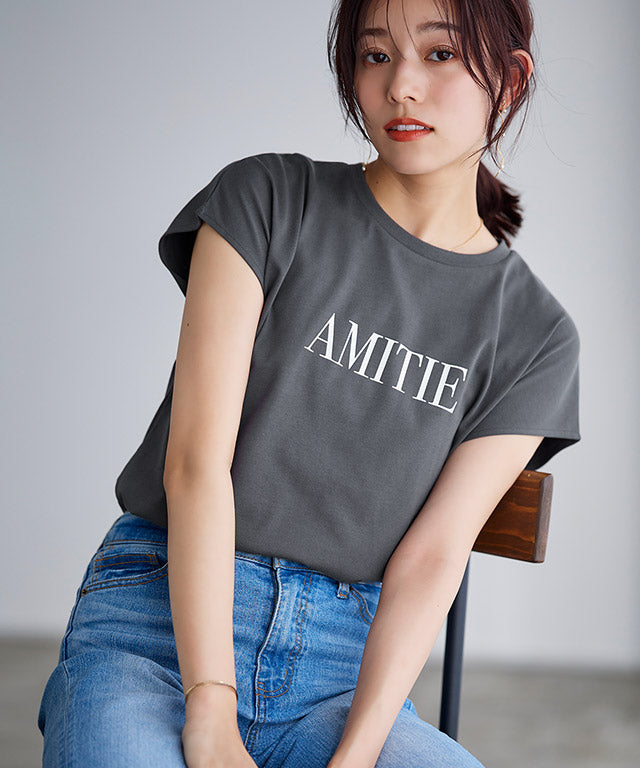 Marvelous by Pierrot [Easy care] Logo T-shirt