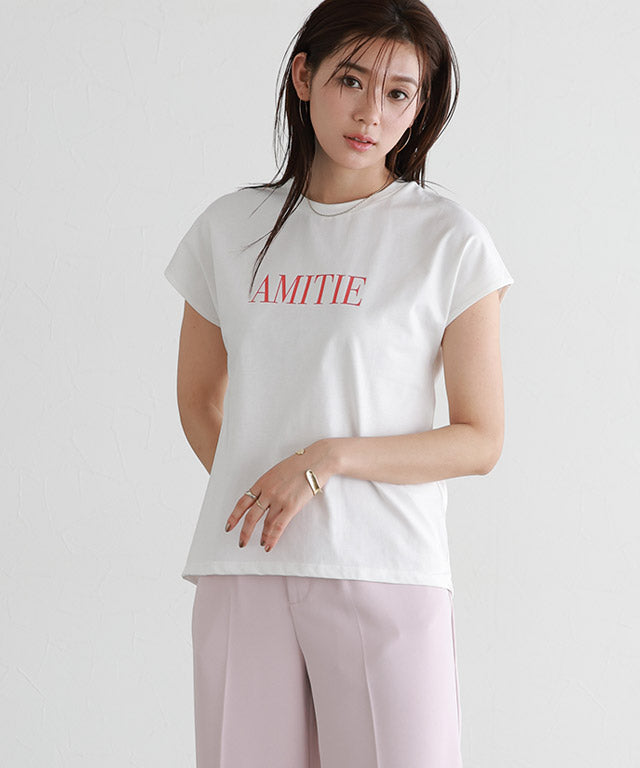 Marvelous by Pierrot [Easy care] Logo T-shirt