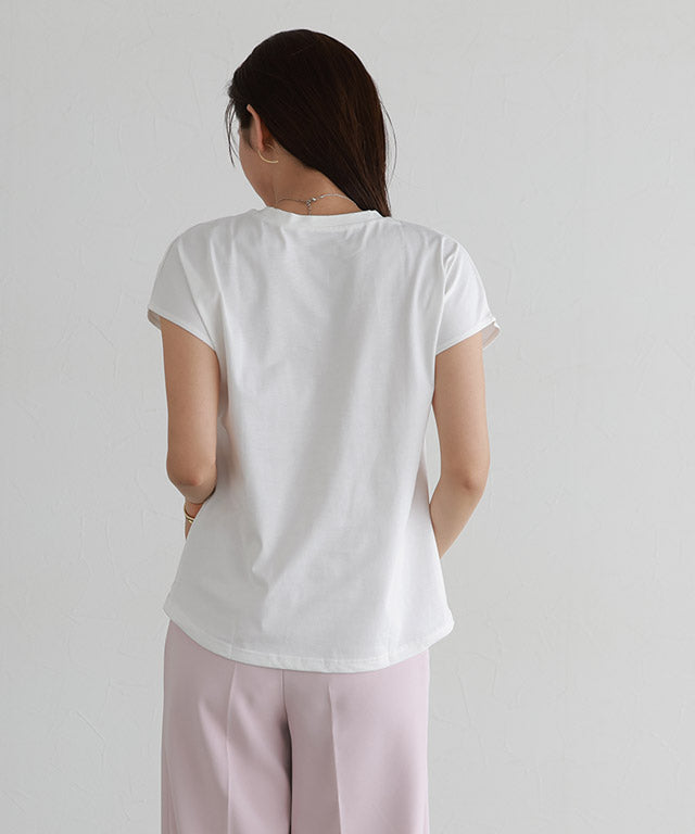 Marvelous by Pierrot [Easy care] Logo T-shirt