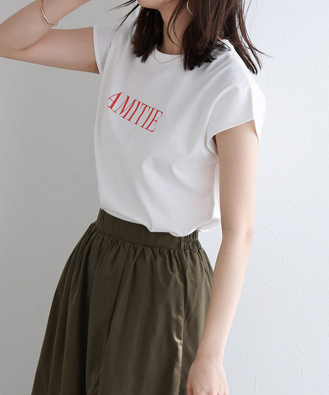 Marvelous by Pierrot [Easy care] Logo T-shirt