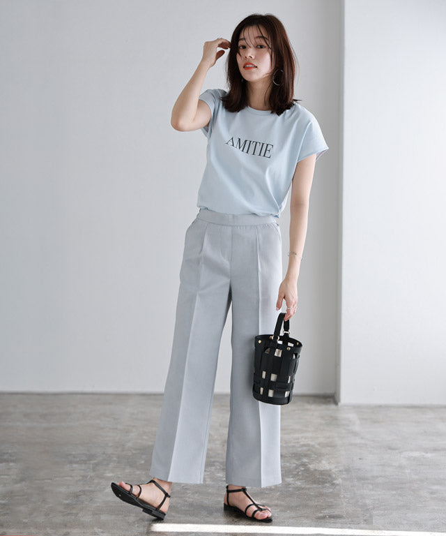 Marvelous by Pierrot [Easy care] Logo T-shirt