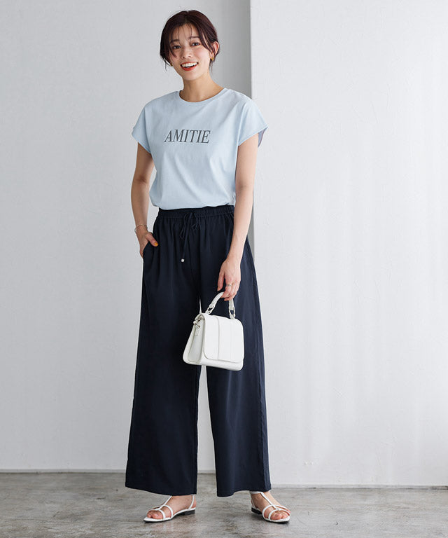 Marvelous by Pierrot [Easy care] Logo T-shirt