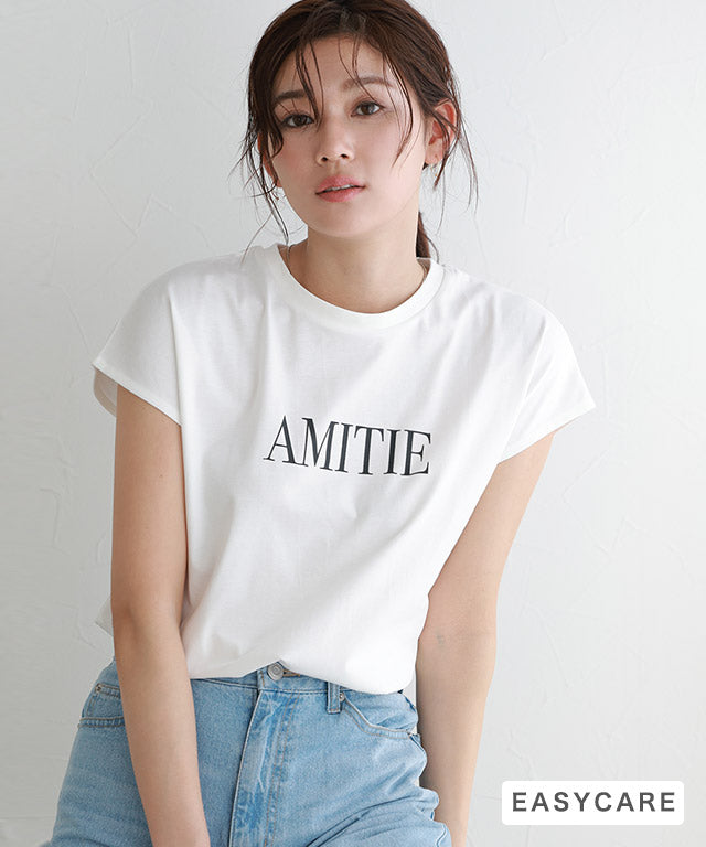 Marvelous by Pierrot [Easy care] Logo T-shirt