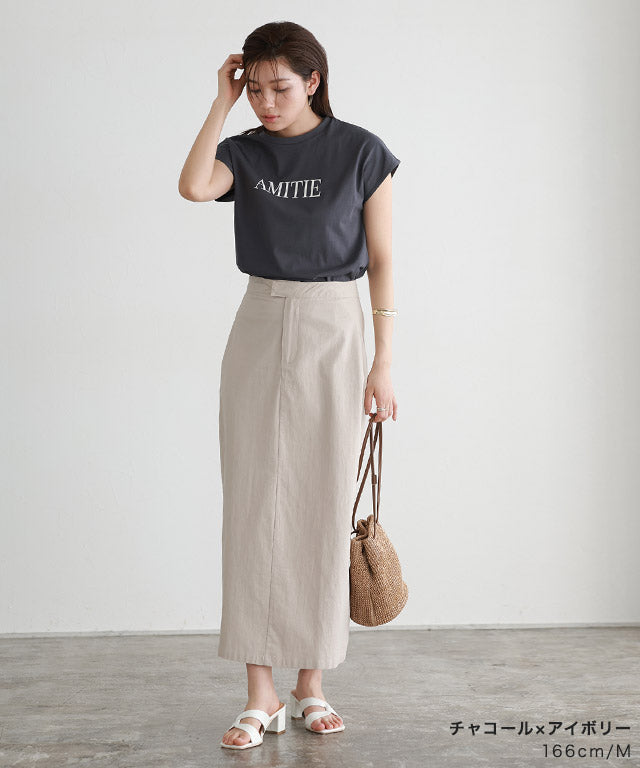 Marvelous by Pierrot [Easy care] Logo T-shirt