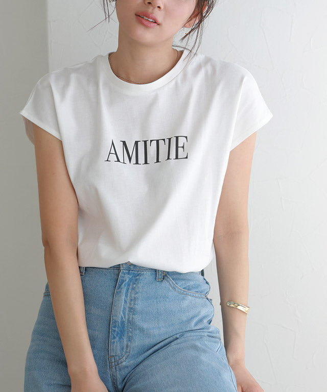 Marvelous by Pierrot [Easy care] Logo T-shirt