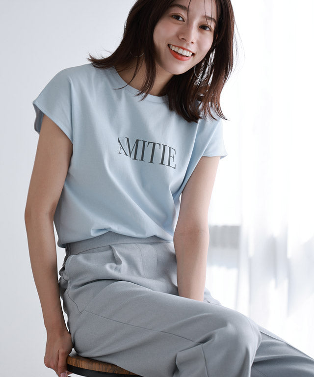 Marvelous by Pierrot [Easy care] Logo T-shirt
