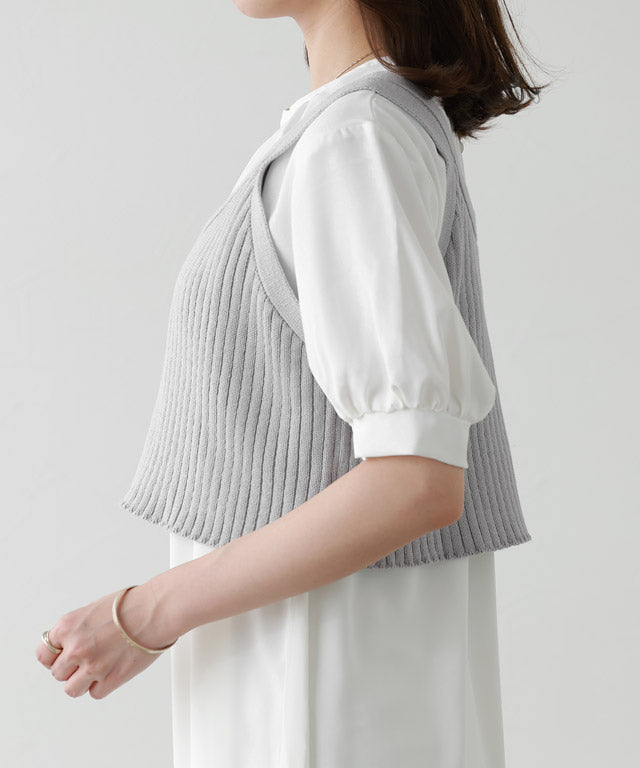 Marvelous by Pierrot [For short people] Knit bustier set dress