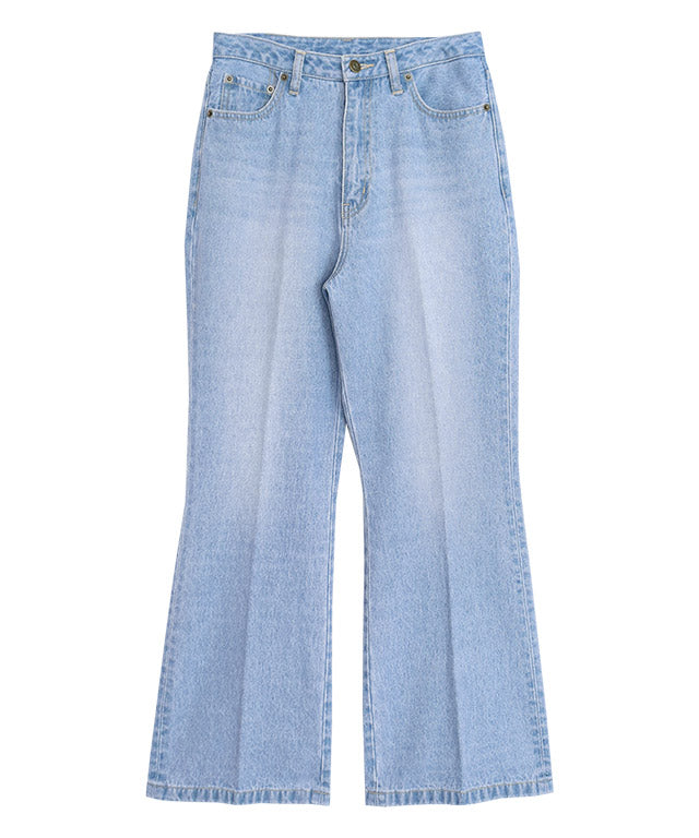 マーベラス バイ ピエロ marvelous by Pierrot 【NHK「あさイチ」紹介】フレアデニムパンツ