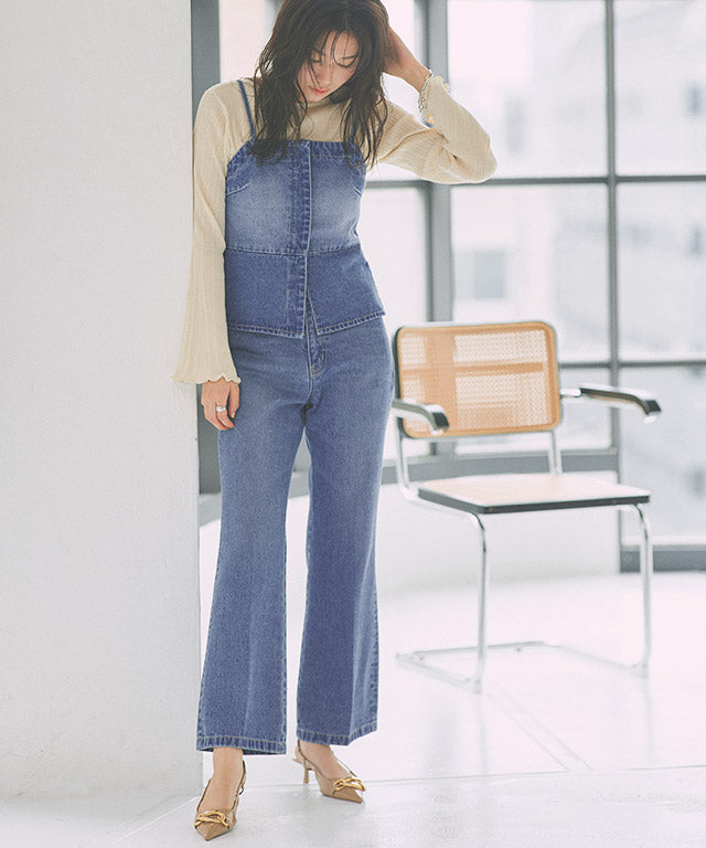 マーベラス バイ ピエロ marvelous by Pierrot 【NHK「あさイチ」紹介】フレアデニムパンツ