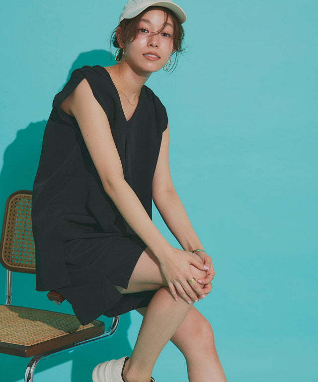 Marvelous by Pierrot 【For Short Stature】【Rash Guard】2-Way Tuck Design Flare Top