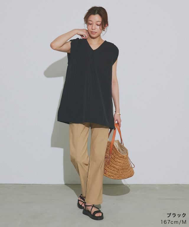 Marvelous by Pierrot 【For Short Stature】【Rash Guard】2-Way Tuck Design Flare Top