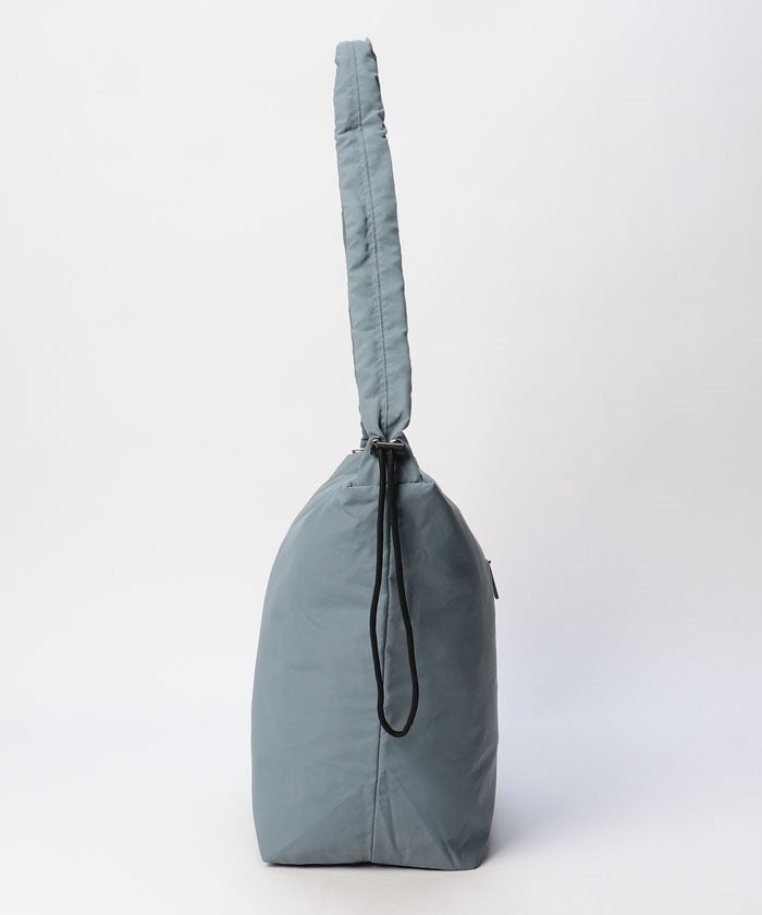 プティマイン petit main 【WEB限定】ママパパドロストショルダーバッグ【ブルーグレー】