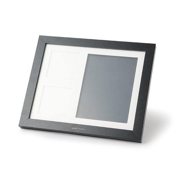 プティマイン petit main 手形足形フォトフレーム （クロ） クロ