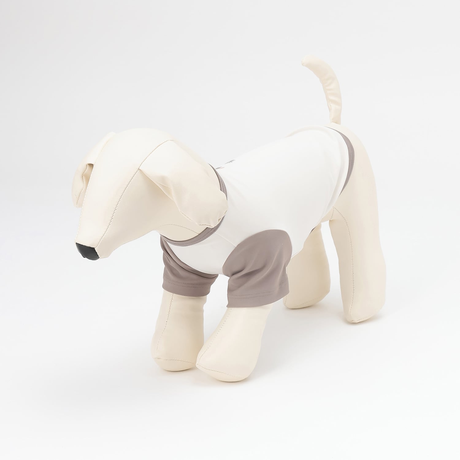 プティマイン petit main 【DOG】【SWIM】袖配色半袖T 【返品不可商品】 （チャコール） チャコール