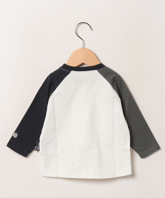 プティマイン petit main 【Penfield】ラグランTシャツ