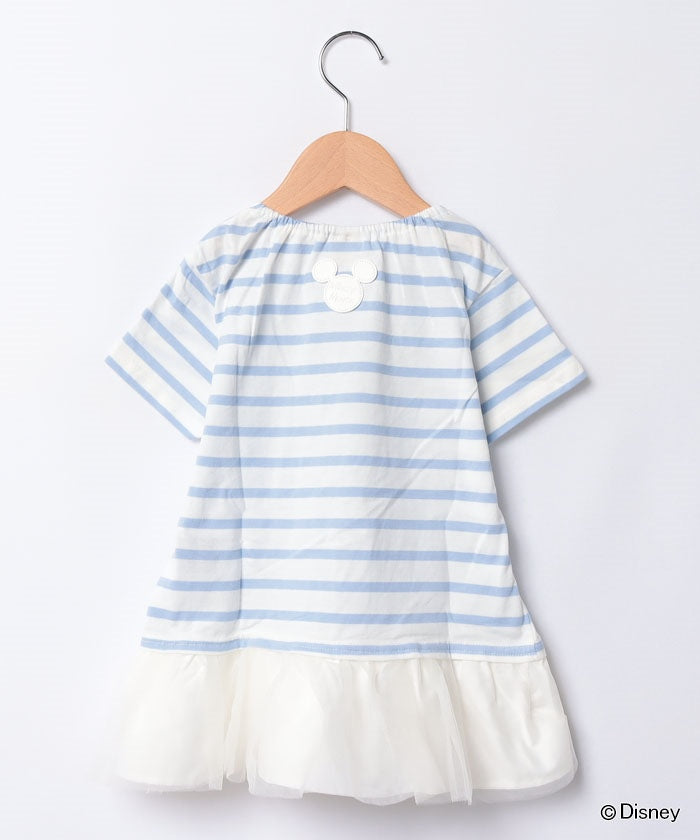 プティマイン petit main 【Disney】ボーダーアップリケT