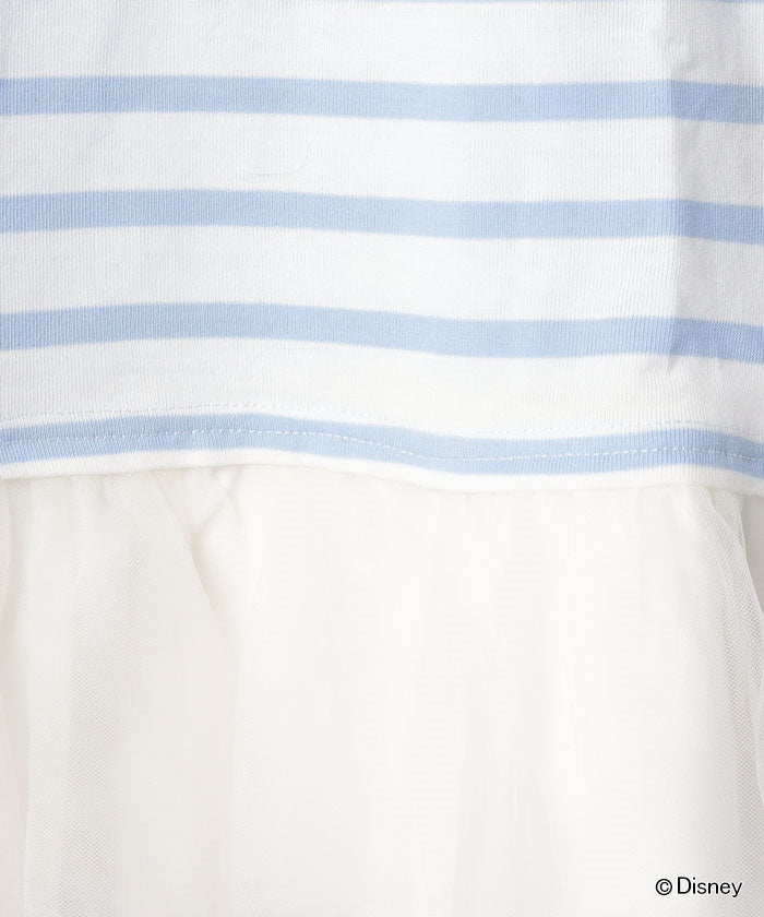 プティマイン petit main 【Disney】ボーダーアップリケT