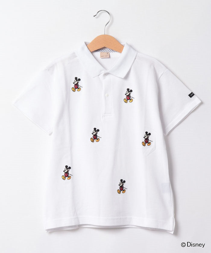 プティマイン petit main 【Disney】ミッキーポロシャツ