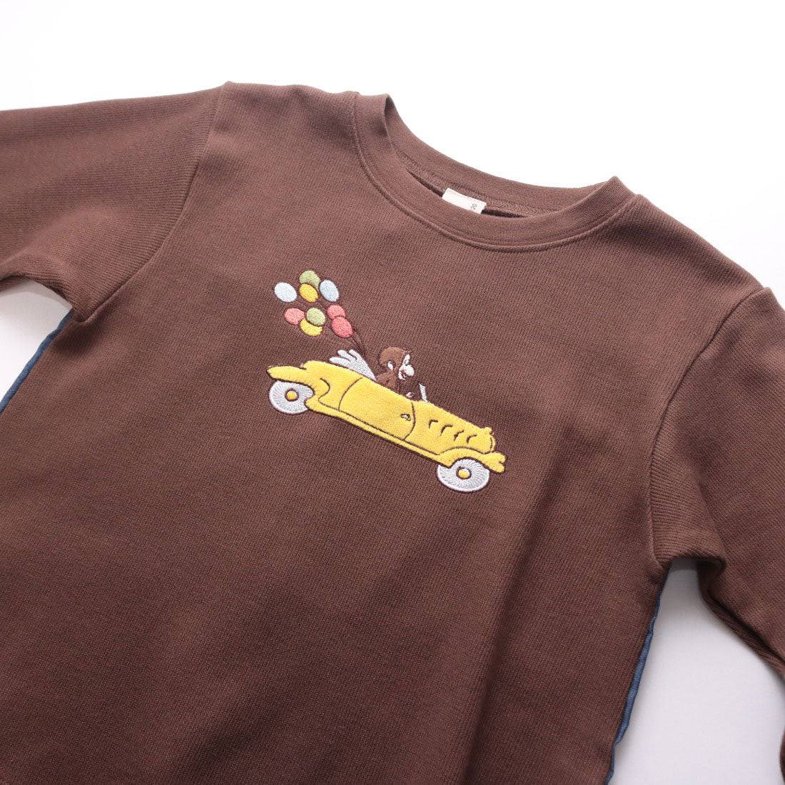 プティマイン petit main 【おさるのジョージ】グラフィック長袖Tシャツ