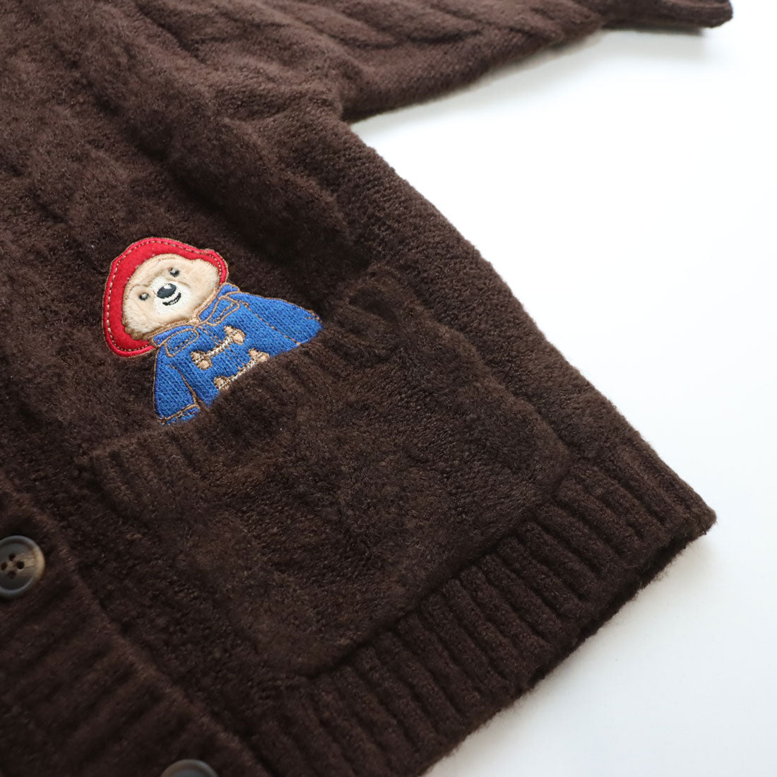 プティマイン petit main 【パディントン】ニットカーディガン