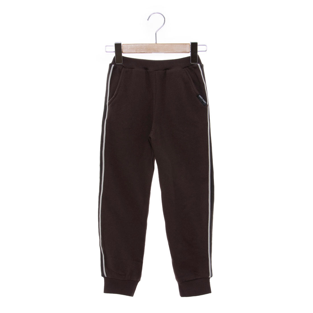 プティマイン petit main サイドラインスウェットパンツ