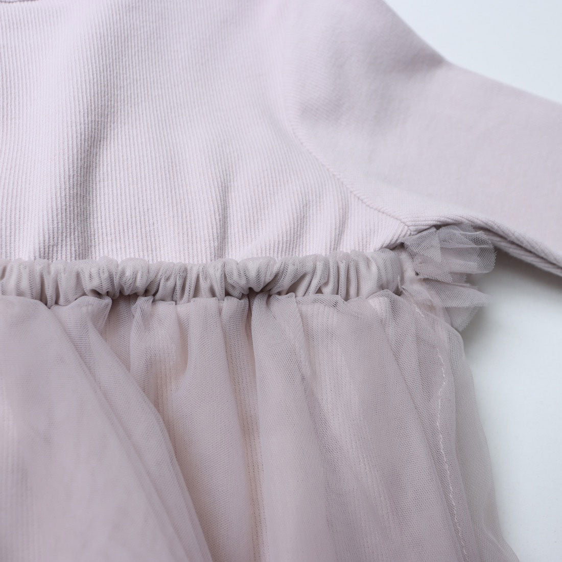 プティマイン petit main 【リンク】チュールビスチェドッキング長T