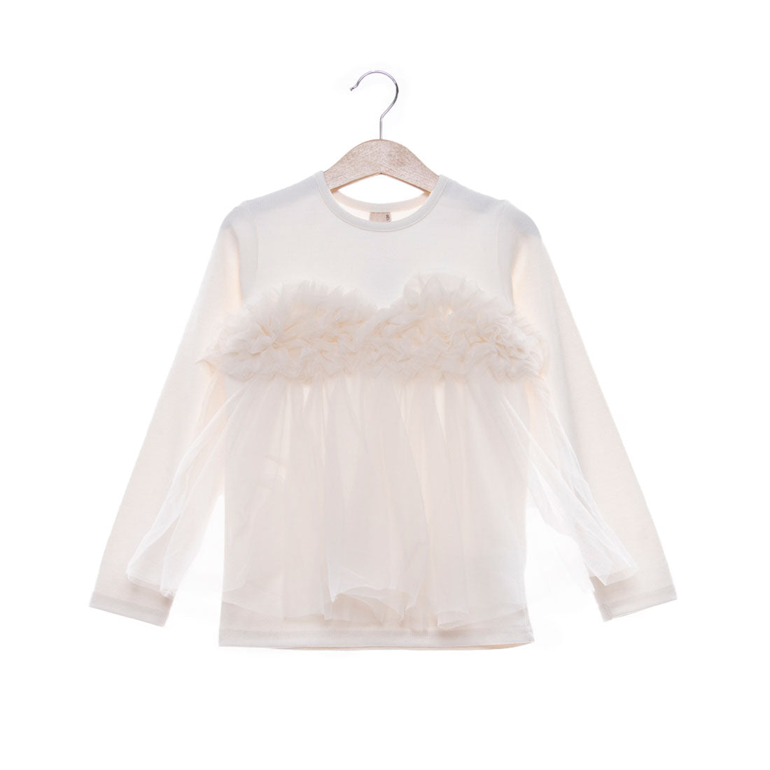 プティマイン petit main 【リンク】チュールビスチェドッキング長T