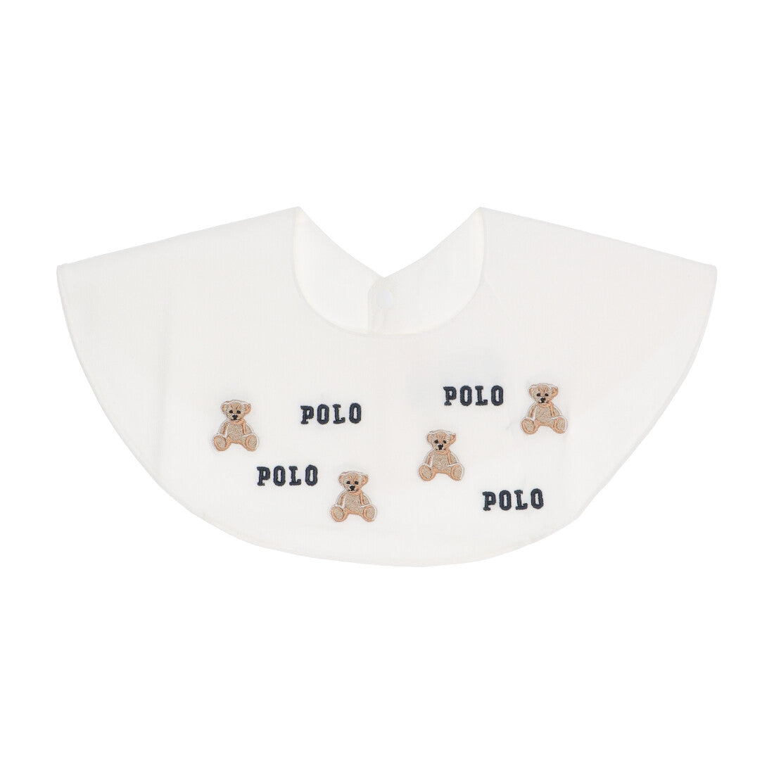 プティマイン petit main 【POLO BCS】モチーフ刺繍スタイ【返品不可商品】 （オフホワイト） オフホワイト