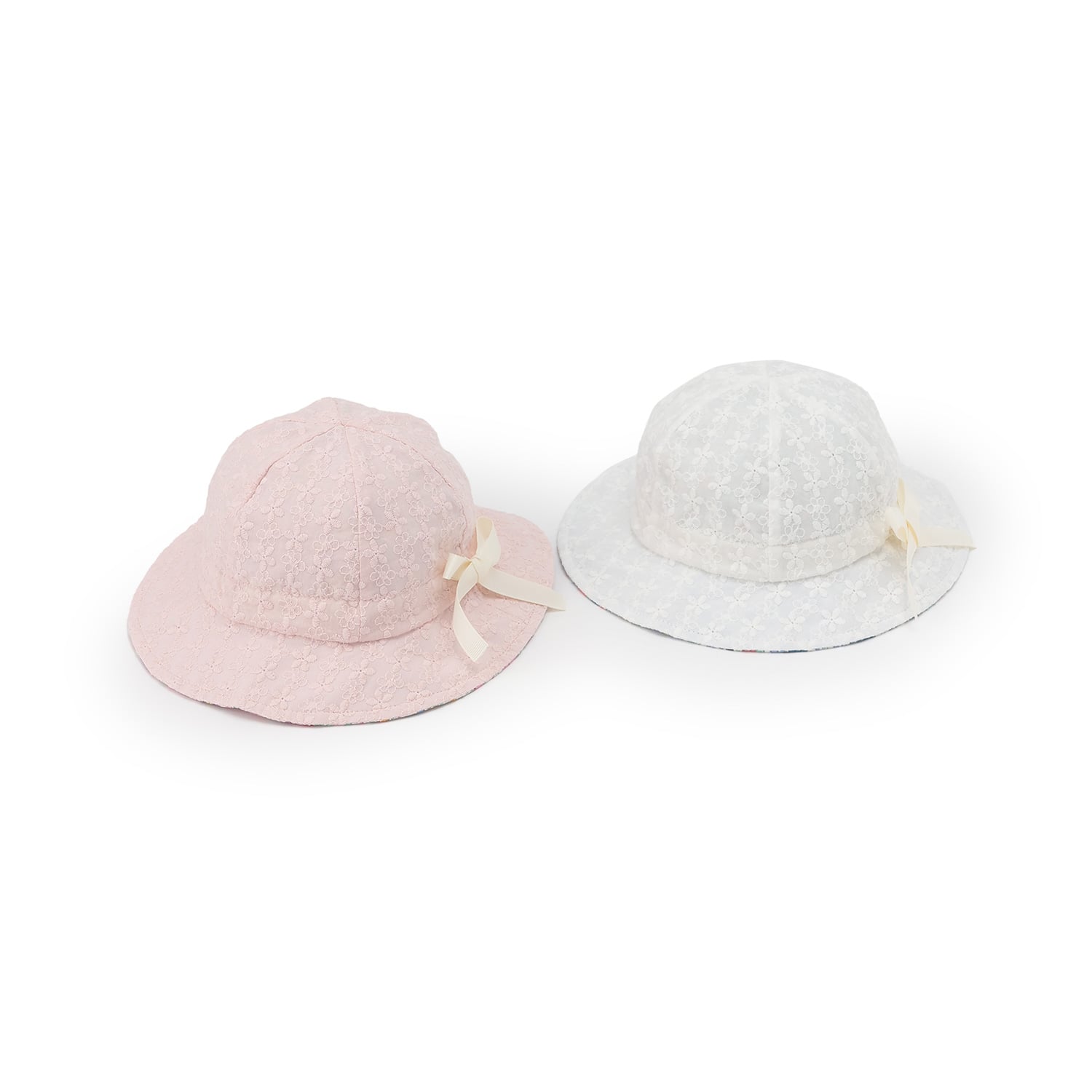 プティマイン petit main リバーシブルハット （L・ピンク） L・ピンク