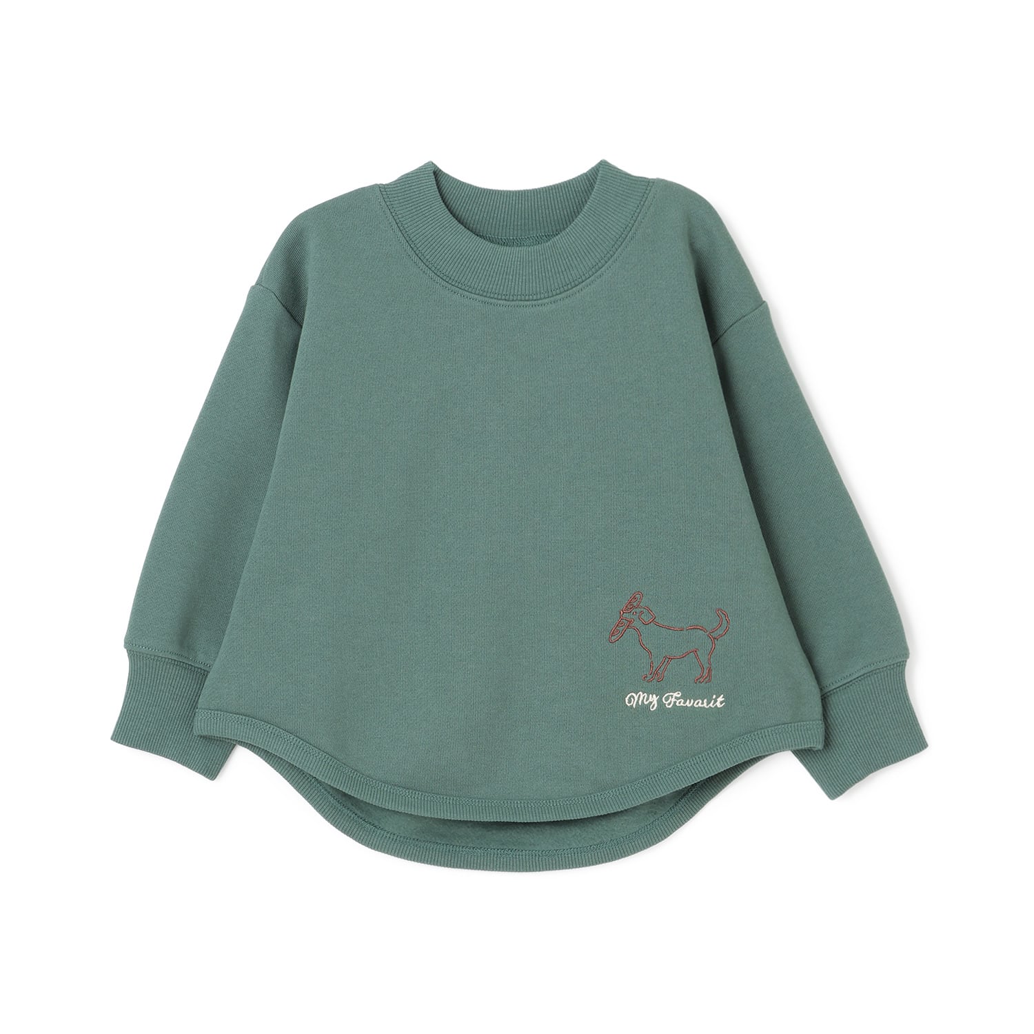 プティマイン petit main 【GOODPRICE】裏起毛ゆるシルエットトレーナー （コン） コン