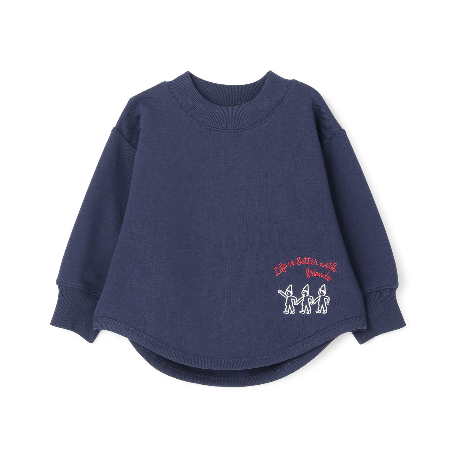 プティマイン petit main 【GOODPRICE】裏起毛ゆるシルエットトレーナー （コン） コン