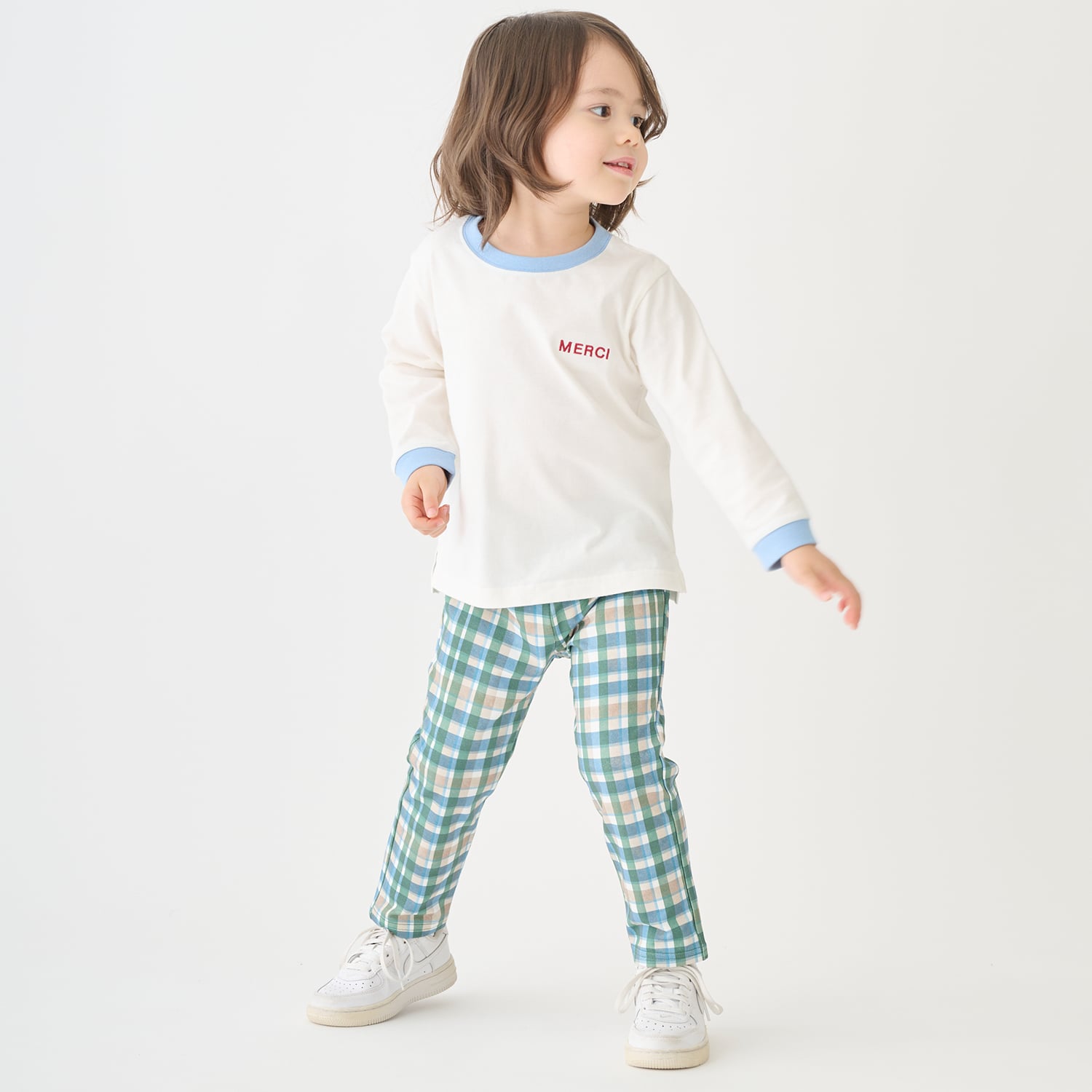 プティマイン petit main 【プティプラ】BOYS長袖Tシャツ （ライト グリーン） ライト グリーン