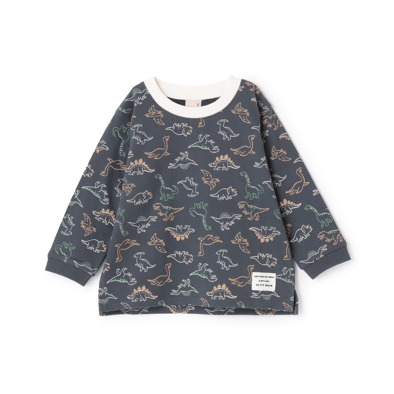プティマイン petit main 【プティプラ】BOYS長袖Tシャツ （ライト グリーン） ライト グリーン