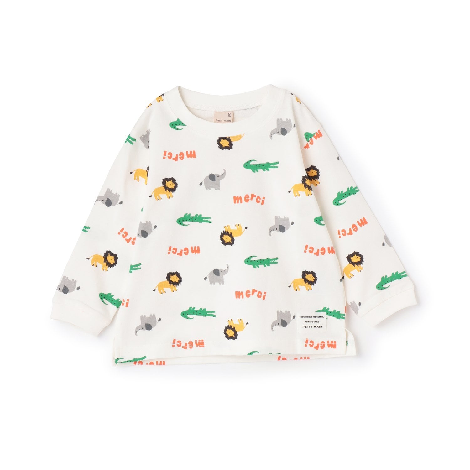 プティマイン petit main 【プティプラ】BOYS長袖Tシャツ （ライト グリーン） ライト グリーン