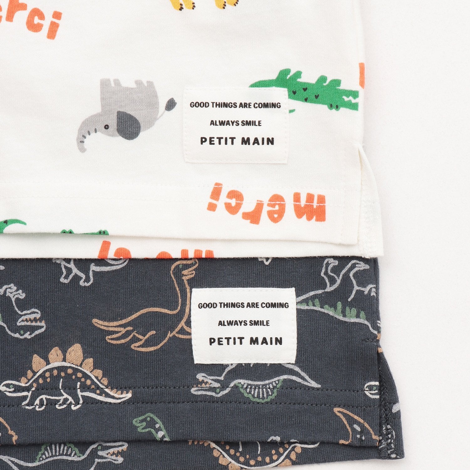プティマイン petit main 【プティプラ】BOYS長袖Tシャツ （ライト グリーン） ライト グリーン