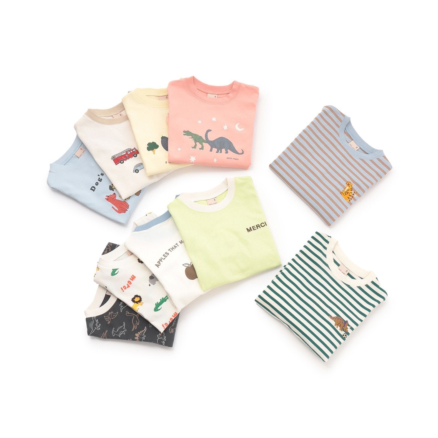 プティマイン petit main 【プティプラ】BOYS長袖Tシャツ （ライト グリーン） ライト グリーン