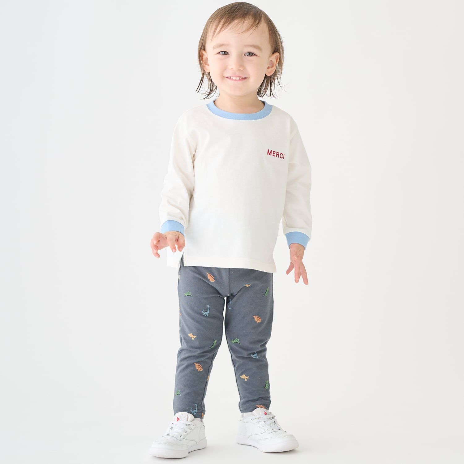 プティマイン petit main 【プティプラ】BOYS長袖Tシャツ （ライト グリーン） ライト グリーン