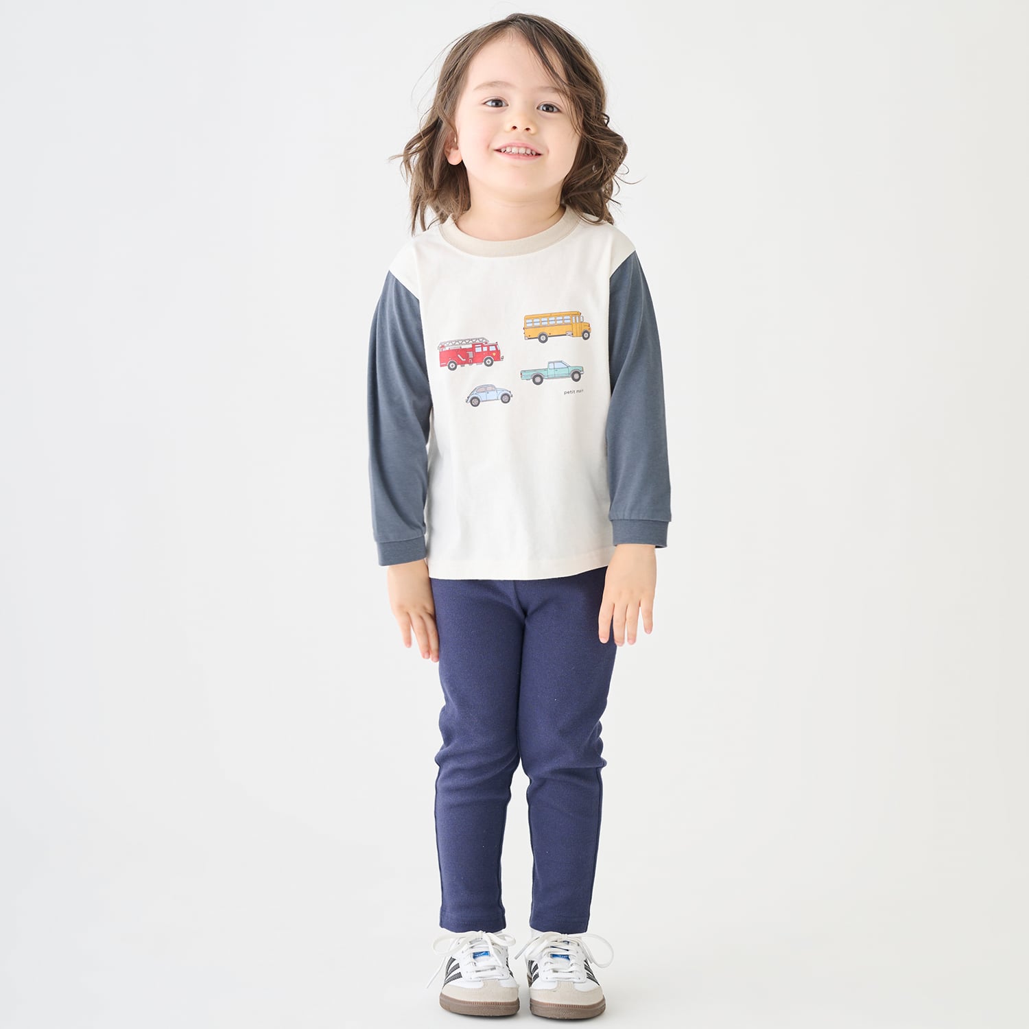 プティマイン petit main 【プティプラ】BOYS長袖Tシャツ （ライト グリーン） ライト グリーン