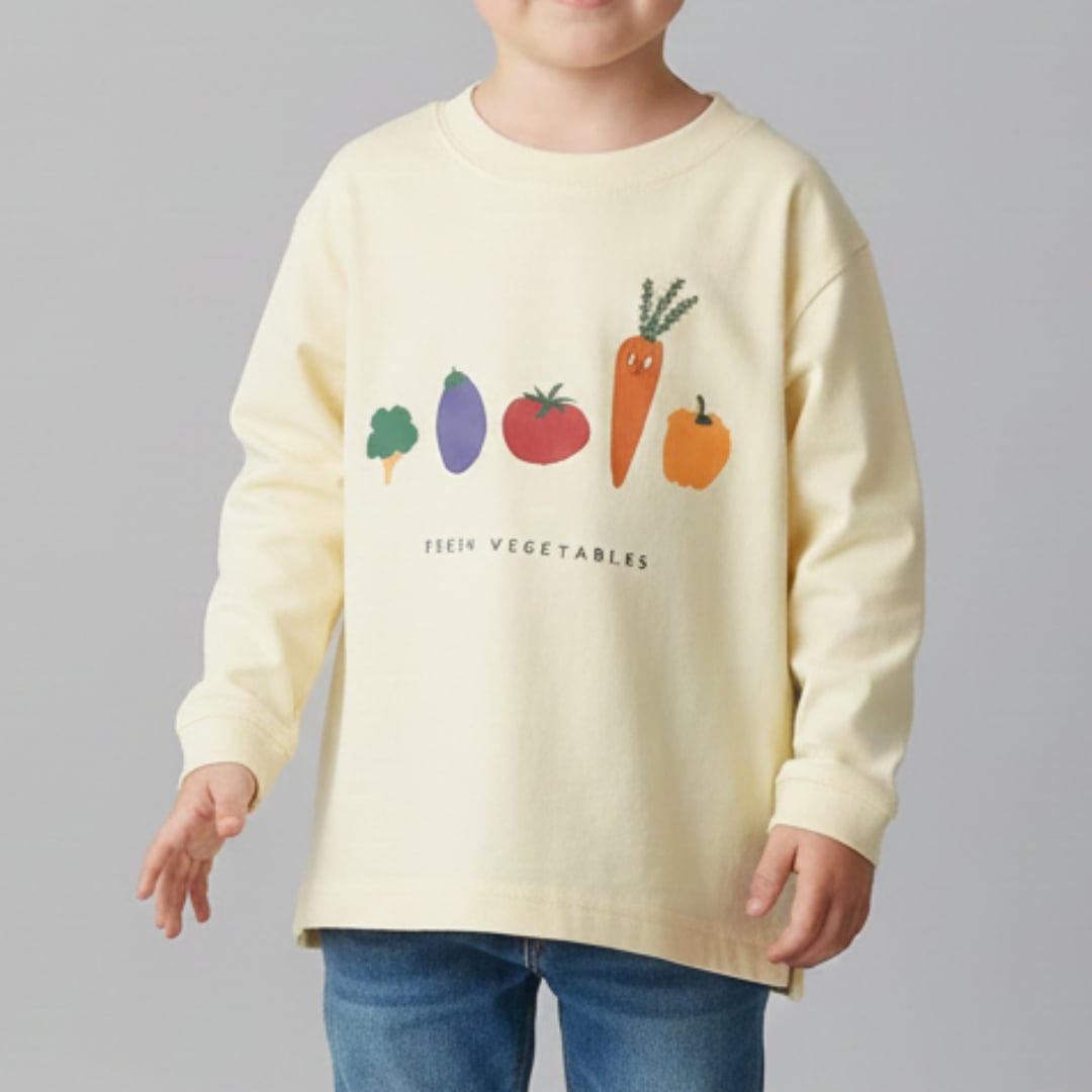 プティマイン petit main 【プティプラ】BOYS長袖Tシャツ （クリーム） クリーム