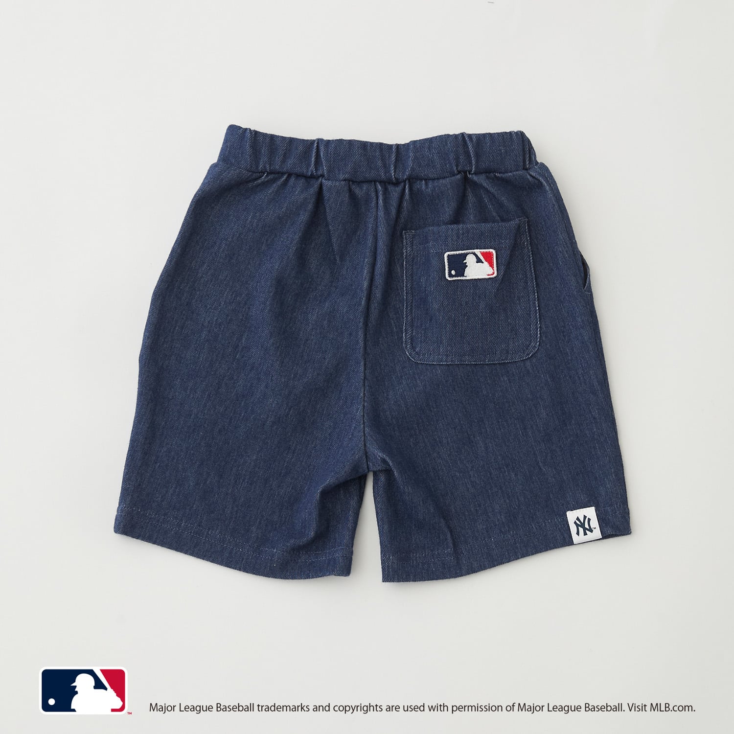 プティマイン petit main 【MLB】カットハーフパンツ （ブルー） ブルー