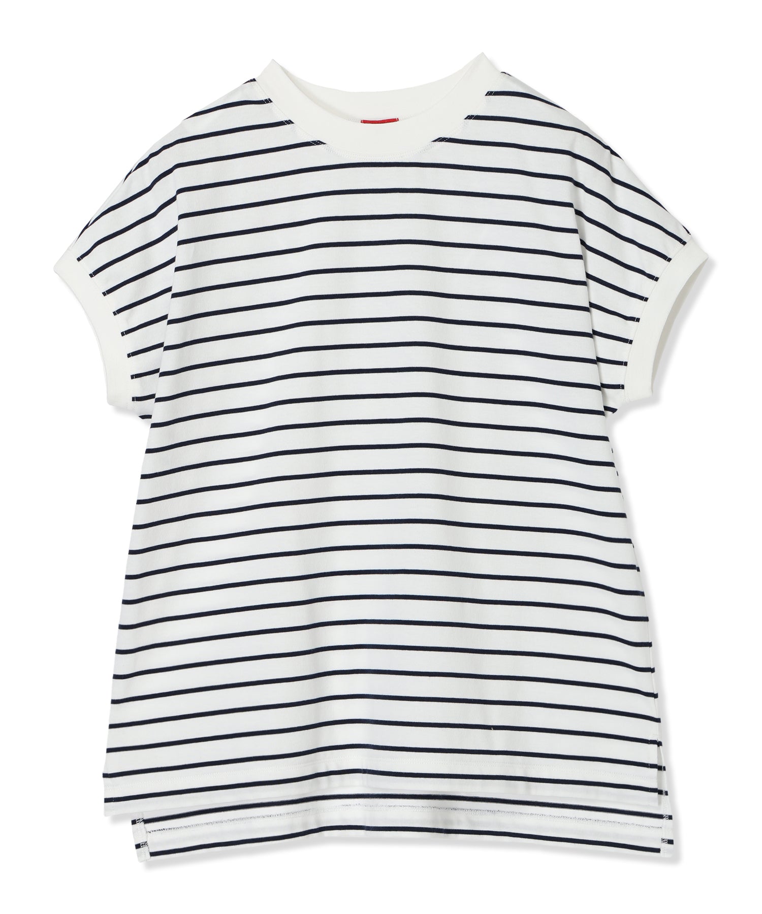 プチ オンフルール Petit Honfleur 【UVカット】【接触冷感】ボーダーTシャツ （ホワイト） ホワイト