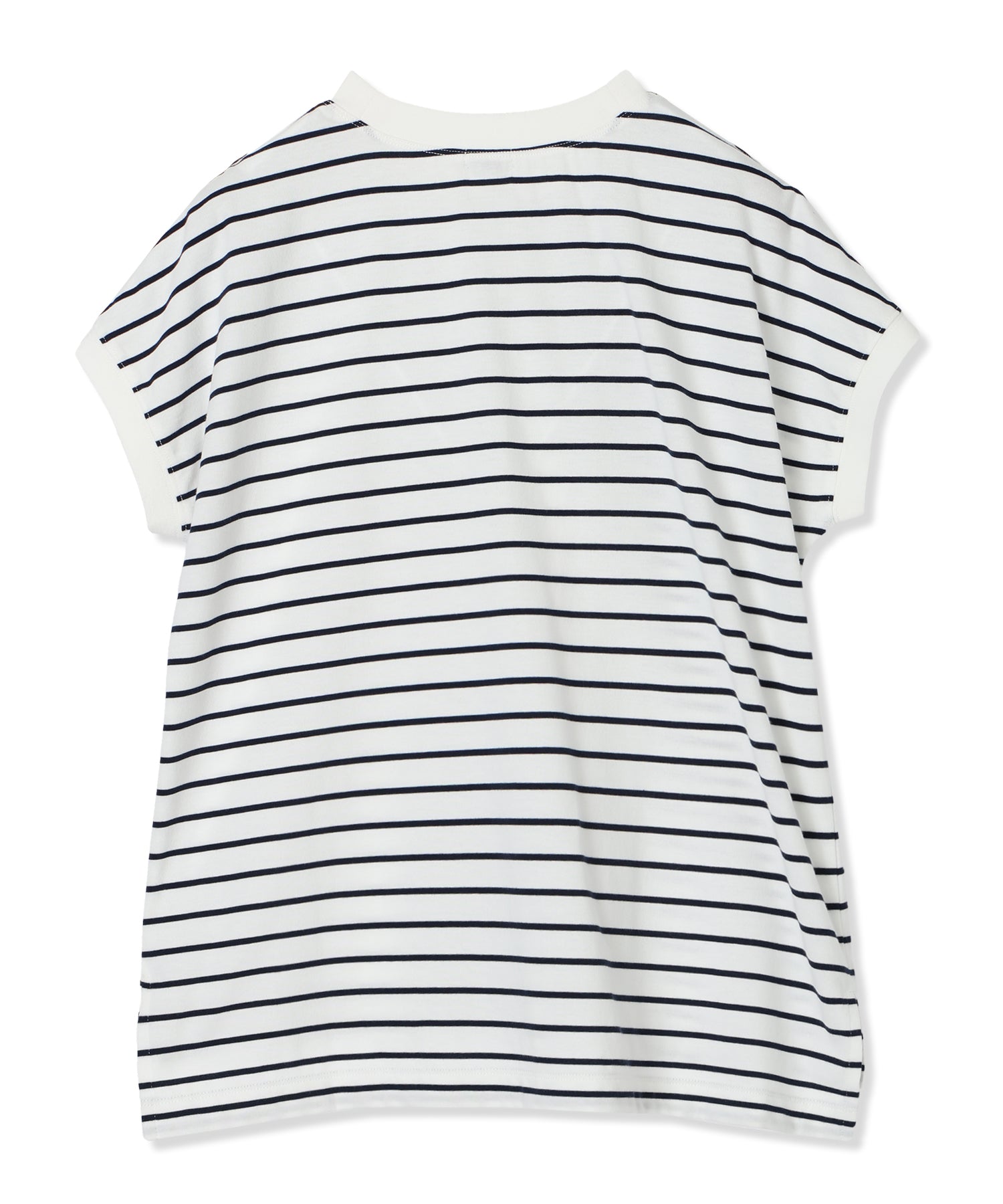 プチ オンフルール Petit Honfleur 【UVカット】【接触冷感】ボーダーTシャツ （ホワイト） ホワイト
