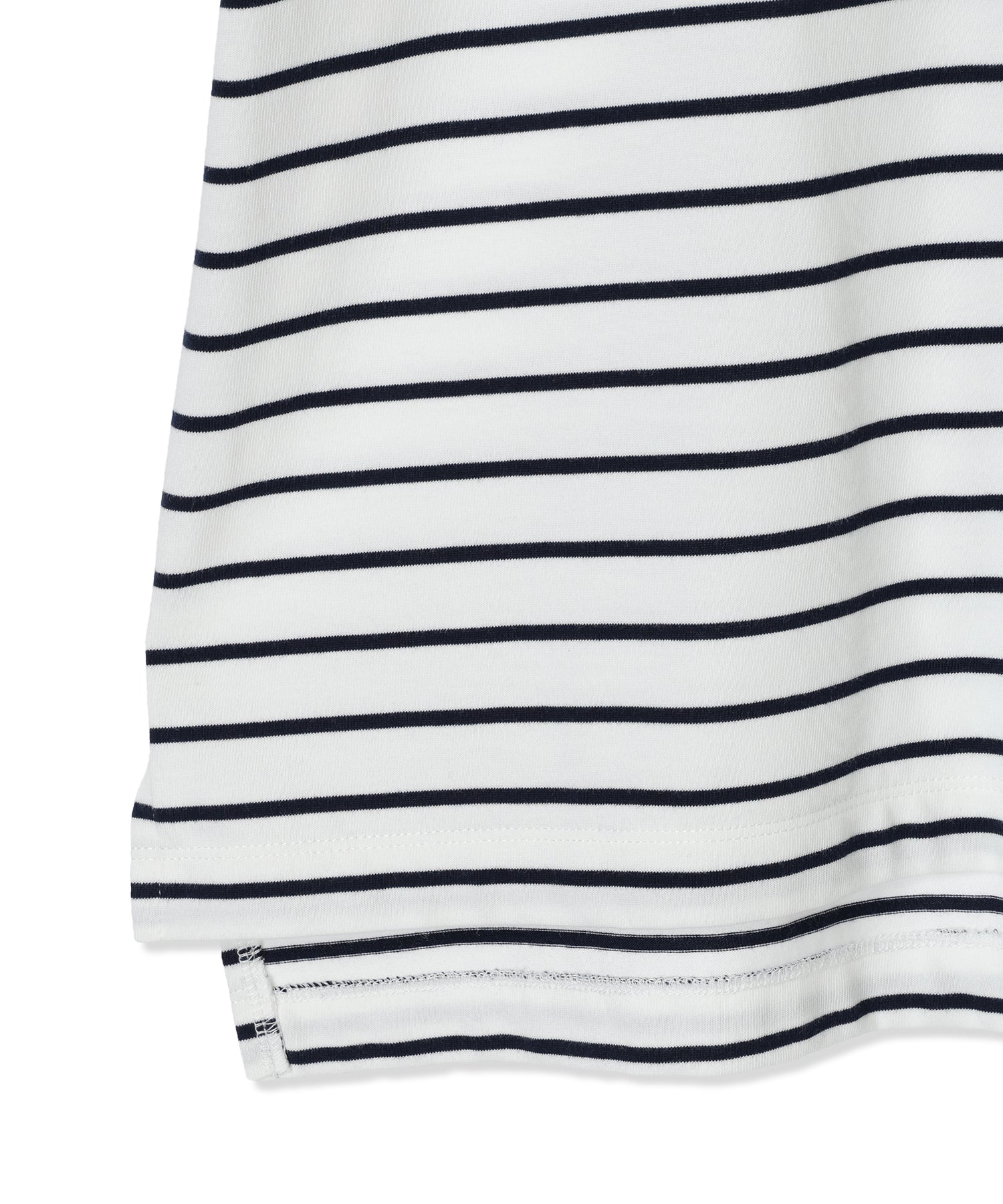 プチ オンフルール Petit Honfleur 【UVカット】【接触冷感】ボーダーTシャツ （ホワイト） ホワイト