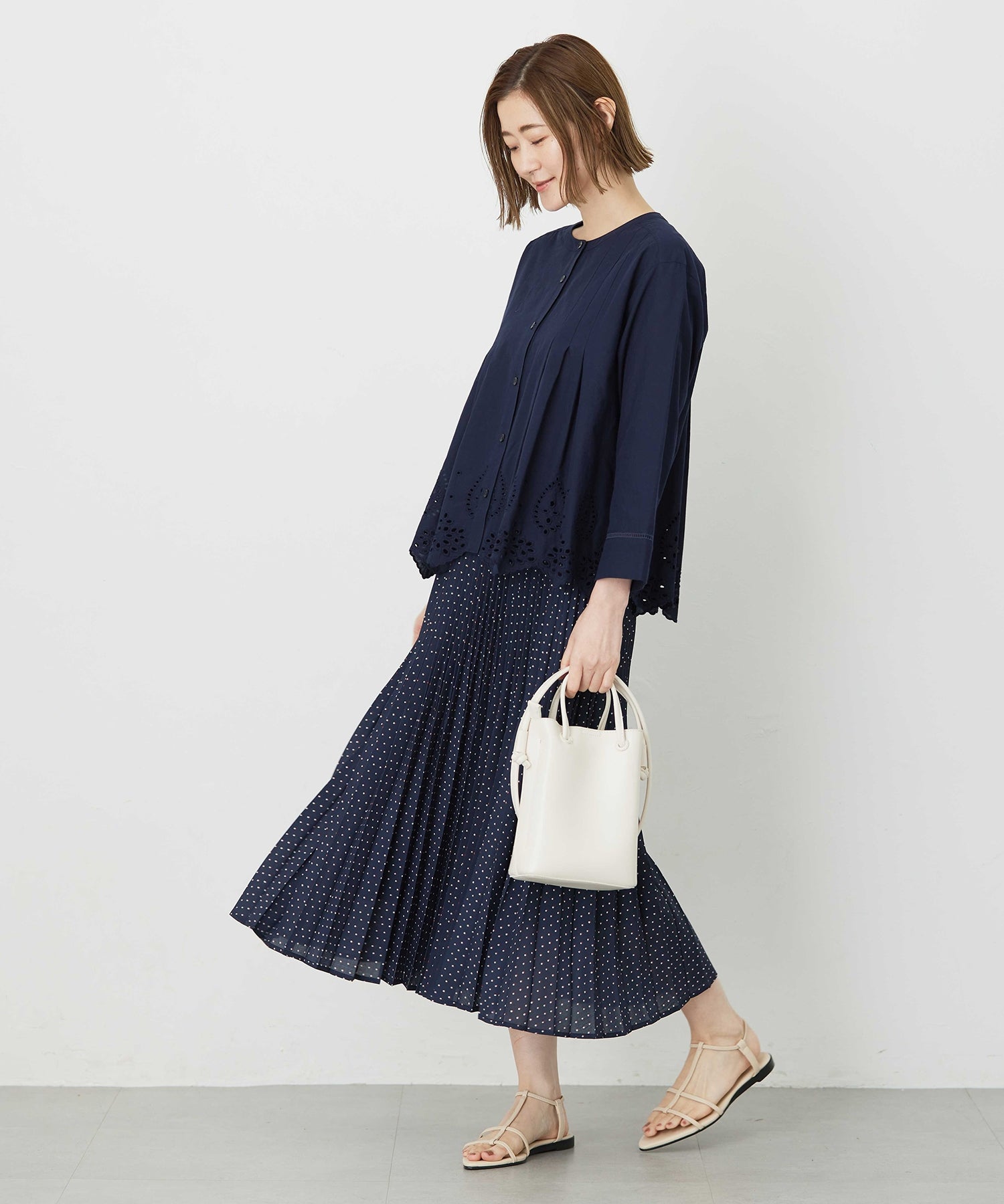 プチ オンフルール Petit Honfleur アパッシュプリントスカート （レッド） レッド
