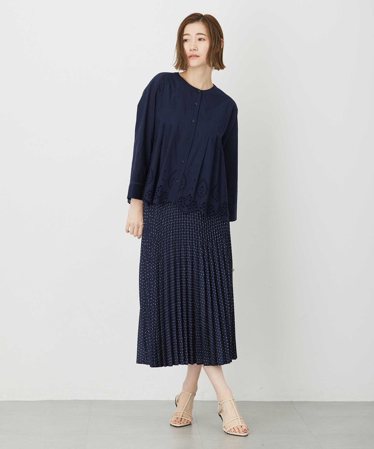 プチ オンフルール Petit Honfleur アパッシュプリントスカート （レッド） レッド