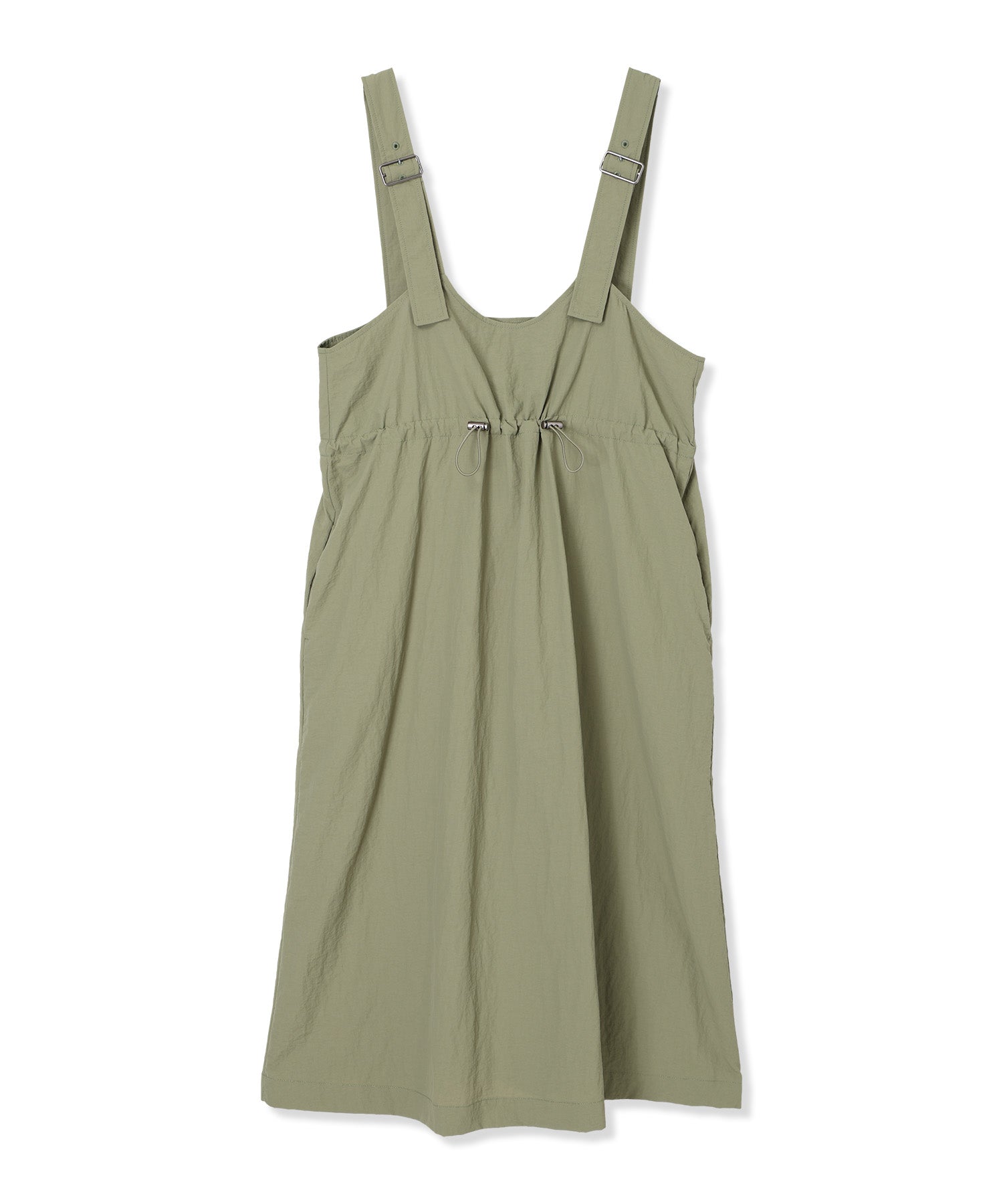 プチ オンフルール Petit Honfleur ドロストジャンパースカート （カーキ） カーキ